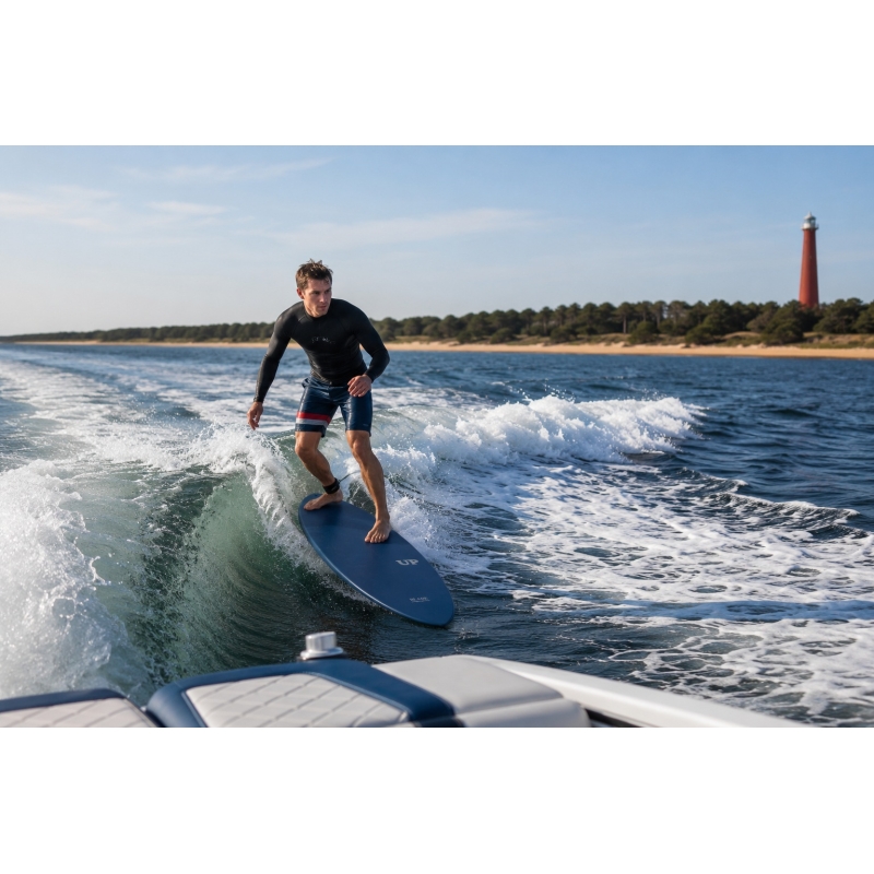 Surfing - Towing behind a motorboat 1 hour - Wake Surf